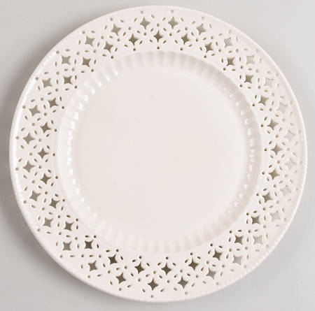 Creamware Pierced Salad Plate