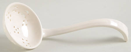 Creamware Pierced Sugar Ladle