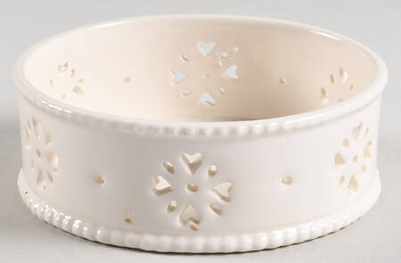 Creamware Pierced Dome Potpourri with Lid, Base Only by Hartley Greens