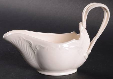 Creamware Pierced Gravy Boat by Hartley Greens