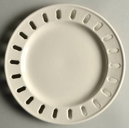 Creamware Pierced Salad Plate