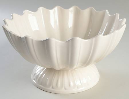 Creamware Pierced Large Fruit Bowl