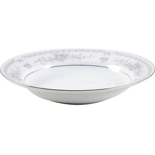 Misty Blue Rim Soup Bowl
