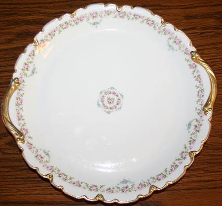 Schleiger 877A Handled Cake Plate