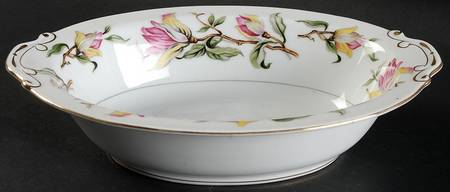 Dogwood 10" Oval Vegetable Bowl