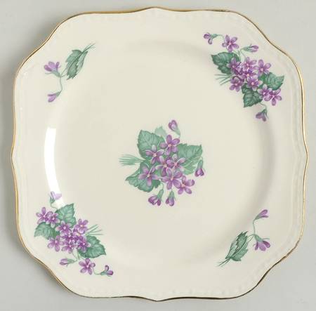 Nosegay Square Salad Plate