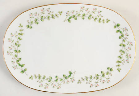 Linnaea Borealis (Smooth) 11" Oval Serving Platter