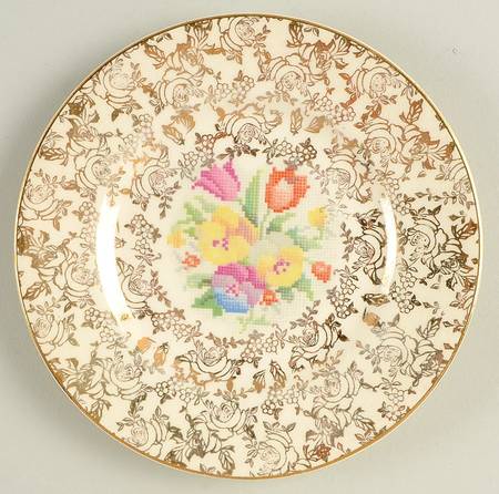 Old English Sampler Bread & Butter Plate