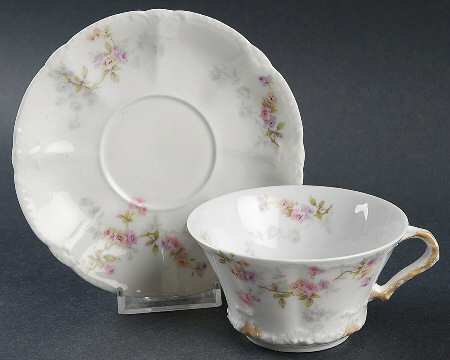 Schleiger 339J Flat Cup & Saucer Set