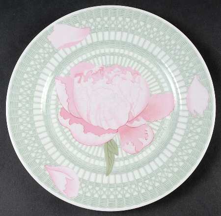Les Pivoines White Salad/Dessert Plate