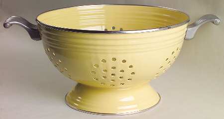 Fiesta Yellow (Intro 1987) Metal Colander