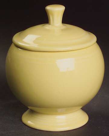 Fiesta Yellow (Intro 1987) Individual Sugar Bowl & Lid