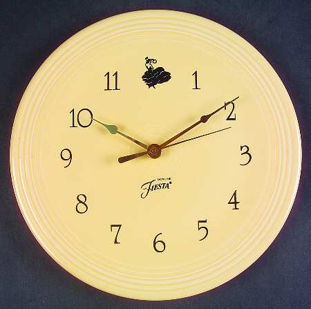 Fiesta Yellow (Intro 1987) Clock Plate