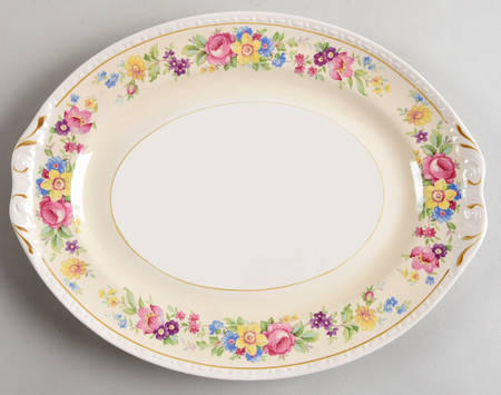 Roselane 11" Oval Serving Platter
