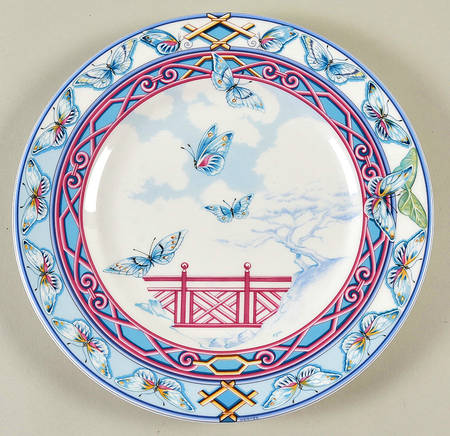 Le Jardin Des Papillons Luncheon Plate