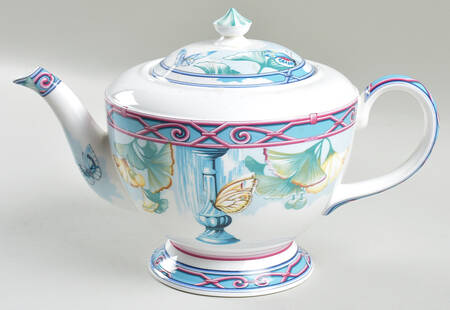 Le Jardin Des Papillons Teapot & Lid
