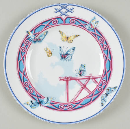 Le Jardin Des Papillons Salad Plate