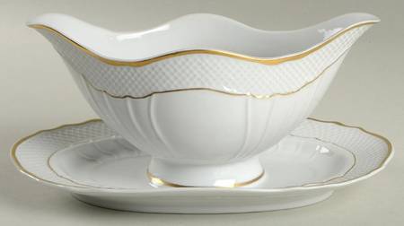 Arrabona Gravy Boat with Attached Underplate