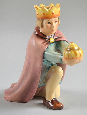 Nativity-Small Colored Tm7-King Kneeling - Boxed