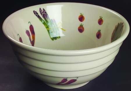 Farmer's Market 11" Ribbed Mixing Bowl