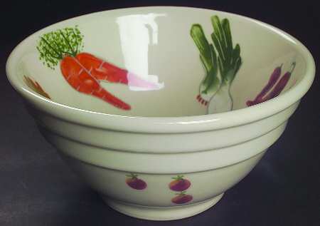 Farmer's Market 9" Ribbed Mixing Bowl