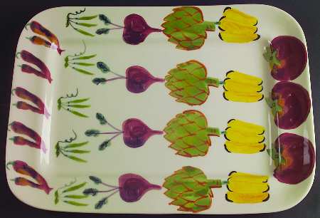 Farmer's Market 16" Rectangular Serving Platter