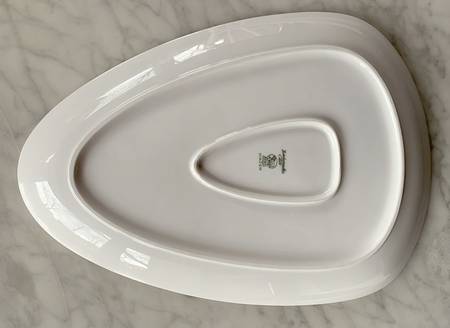 Diadem White 13" Triangular Serving Platter