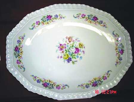 HCZ25 14" Oval Serving Platter by Haas-Czjzek Coronado