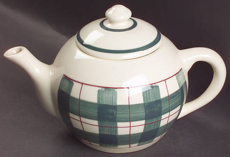 Buffalo Check Teapot & Lid