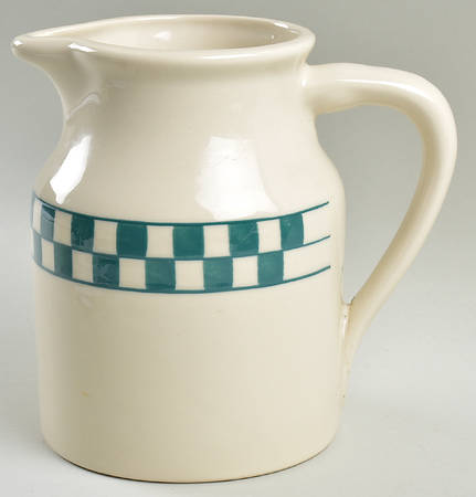 Green Checks 64 Oz Pitcher