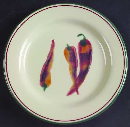 Chili Peppers Salad Plate