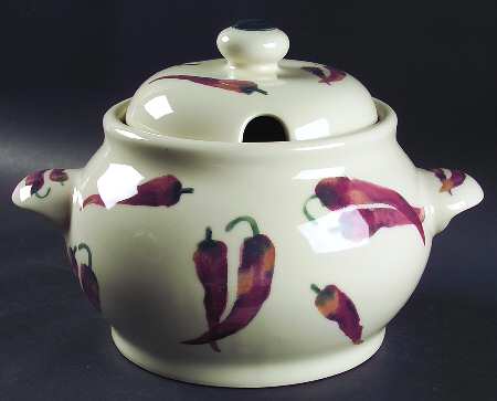Chili Peppers Tureen &  Lid