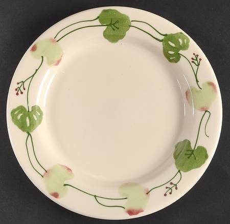 Geranium Salad Plate