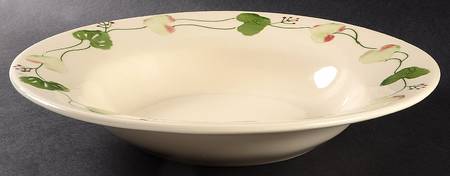 Geranium 12" Large Salad Serving Bowl