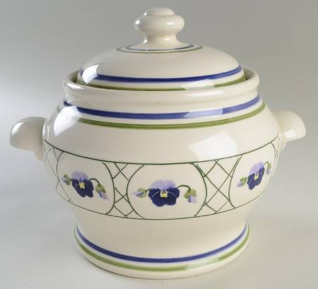 Pansy Tureen &  Lid