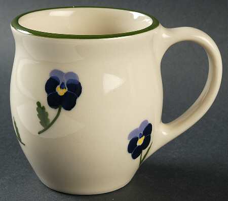 Pansy Latte Mug
