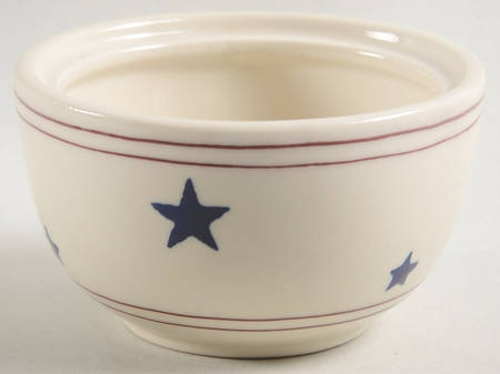 Stars & Stripes Sugar Bowl No Lid
