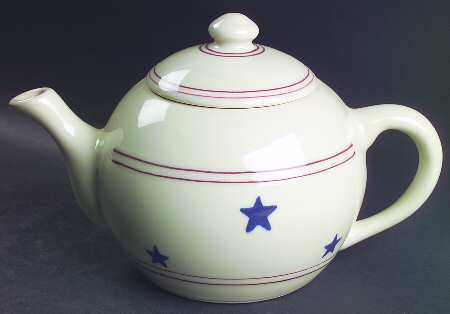 Stars & Stripes Teapot & Lid