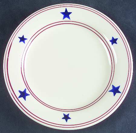 Stars & Stripes Salad Plate