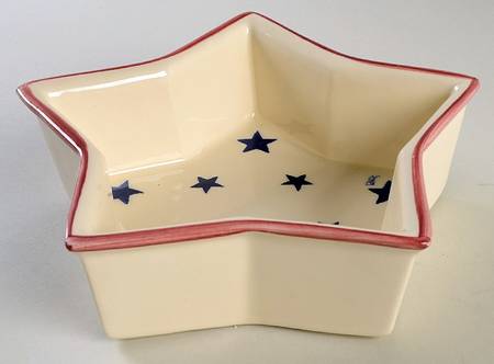 Stars & Stripes Small Star Shaped Dish by Hartstone