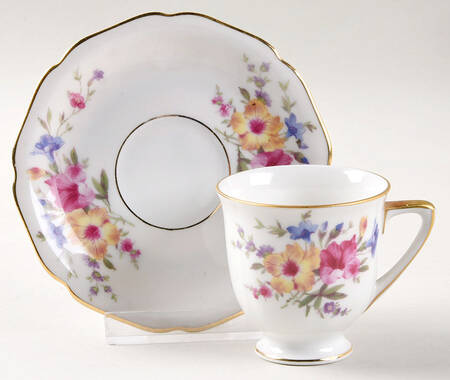 16257 Footed Demitasse Cup & Saucer Set