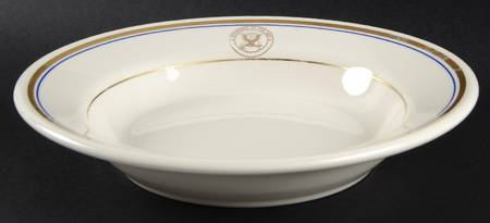 Us Navy Large Rim Soup Bowl