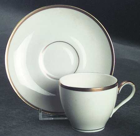 H855 Flat Demitasse Cup & Saucer Set