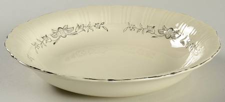 Platinum Wreath Coupe Soup Bowl