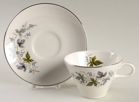Moselle (Triumph Shape) Flat Cup & Saucer Set