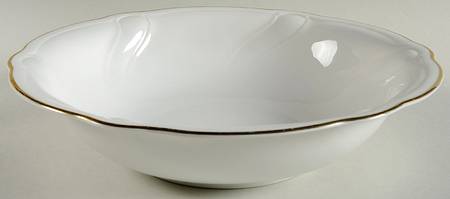Gold Band 10" Round Vegetable Bowl