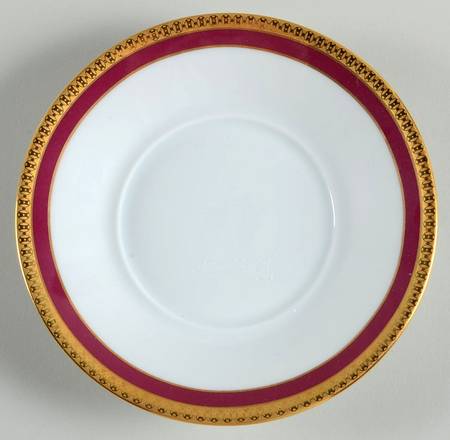 Symphonie (Gold & Red) Saucer