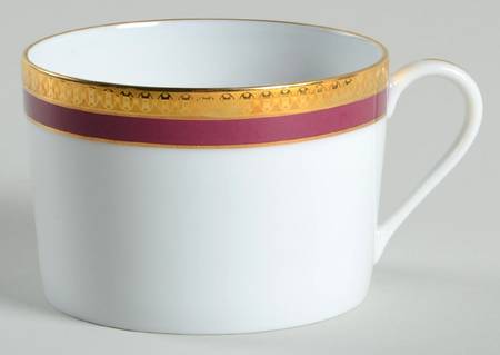 Symphonie (Gold & Red) Flat Cup