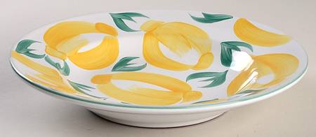 Lemonade Large Rim Soup Bowl