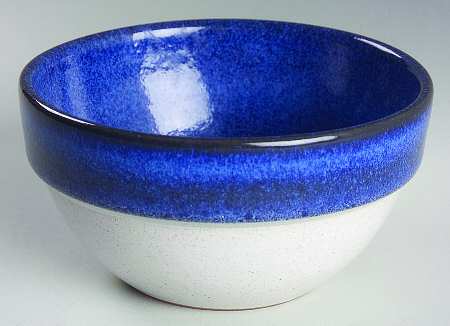 Opal Blue (Rim Shape) Rice Bowl